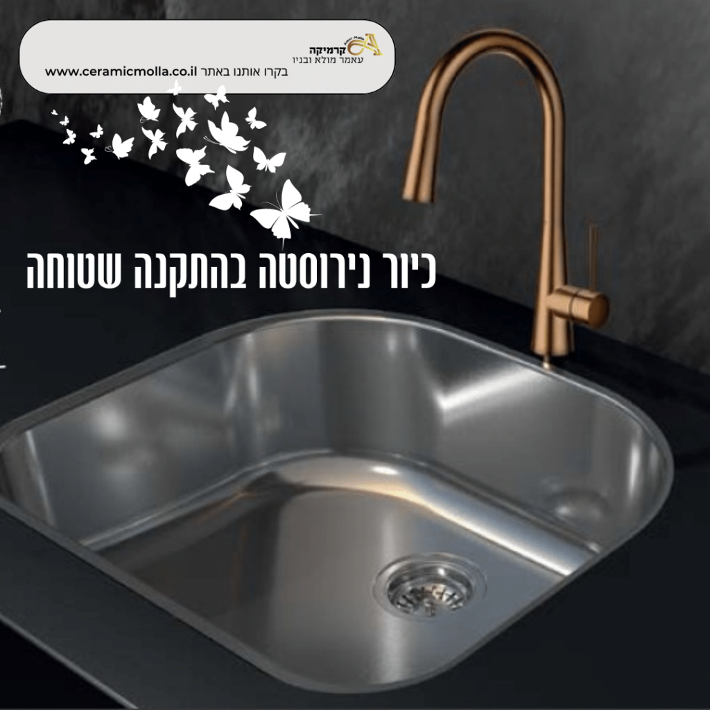 Stainless_ steel _sink_ flat_ installation